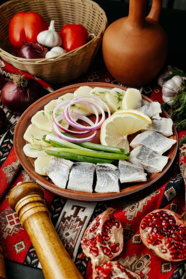 Сельдь с картофелем